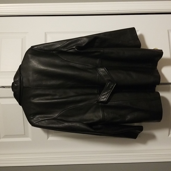 Danier 90s Vintage Leather Jacket  Ladies Size L - Picture 2 of 16